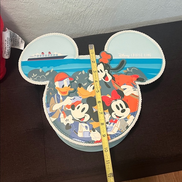 #1461** Unisex’s Disney Cruise Line Mickey and Friends Bag - Blue and Red - Picture 7 of 8